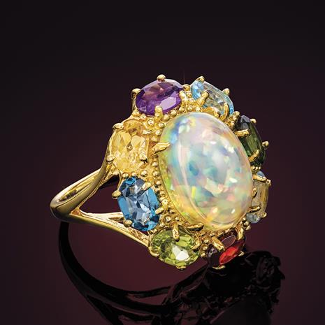 Gem of Africa Ethiopian Opal Ring